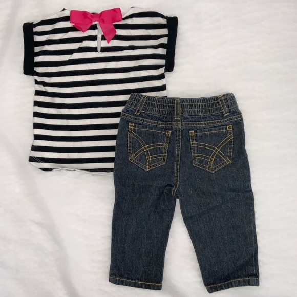 Girl’s Kenneth Cole REACTION Jeans & lilly wicket Tee Bundle Size 12 months - Picture 3 of 3